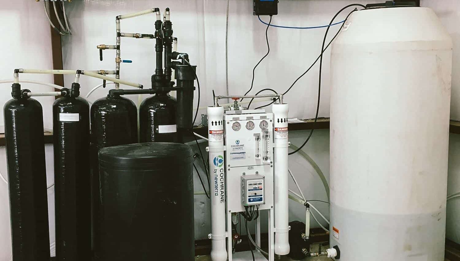 kinetico's commercial water softening system